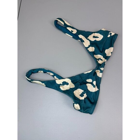 Zimmerman women's US 2-4 blue animal print bikini top unlined wireless - Picture 2 of 6